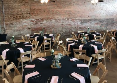 Wedding Table Linens & Chairs